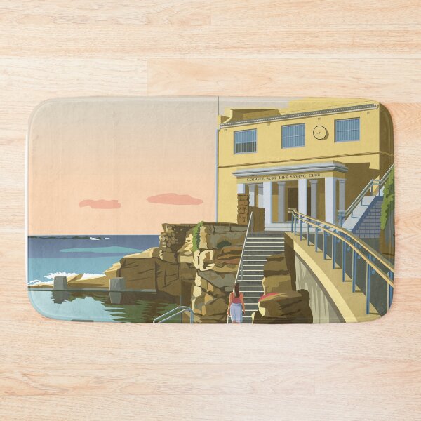Item preview, Early swim, Coogee Beach designed and sold by contourcreative.