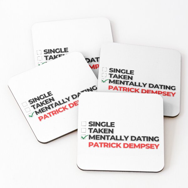 Item preview, Mentally Dating Patrick Dempsey designed and sold by Itsheartshop.