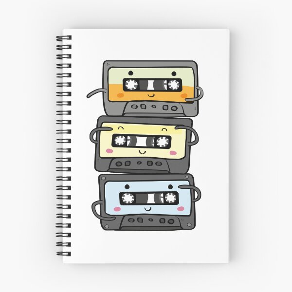 Aperçu de l'œuvre Illustration de cassette de playlist mignonne créée et vendue par CutestShopEver.