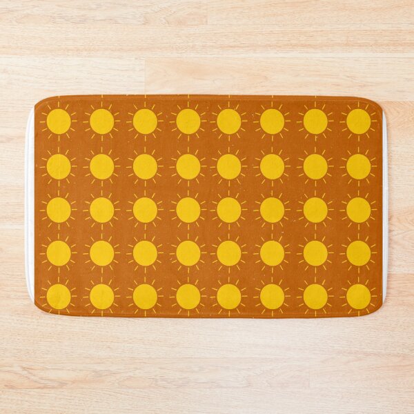 Item preview, Sun pattern on orange designed and sold by PrettywithColor.