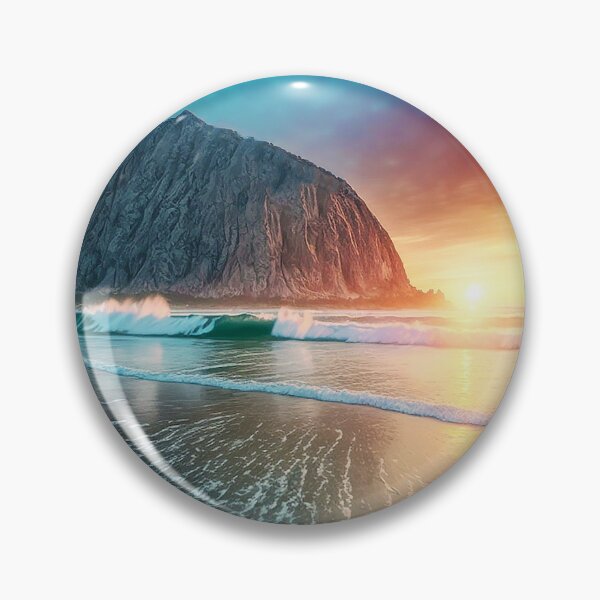 Item preview, Epic Sunset at Morro Rock (Morro Bay) designed and sold by Aaron Ochs.