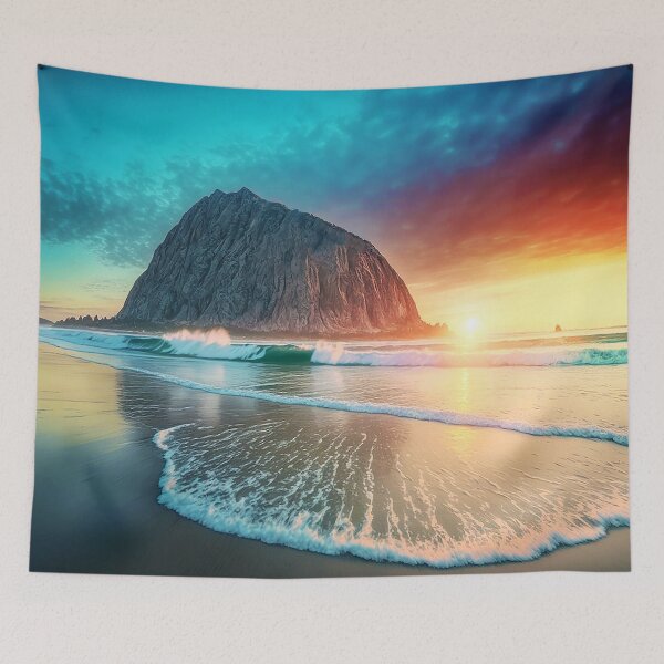 Item preview, Epic Sunset at Morro Rock (Morro Bay) designed and sold by Aaron Ochs.