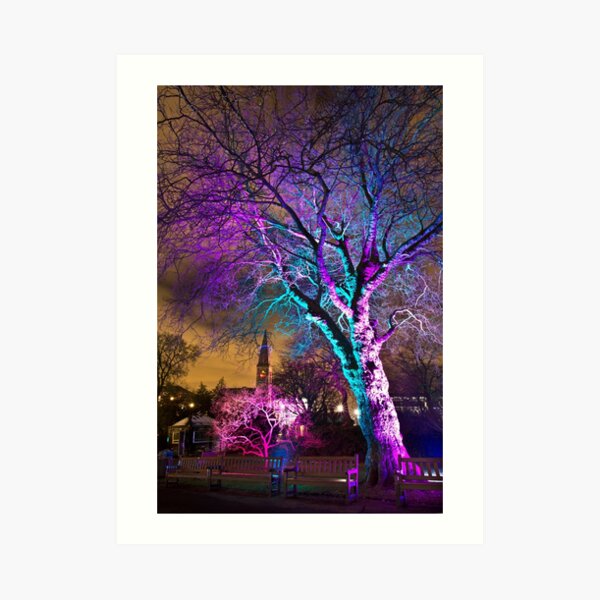 Oran Mor from the Electric Gardens Art Print