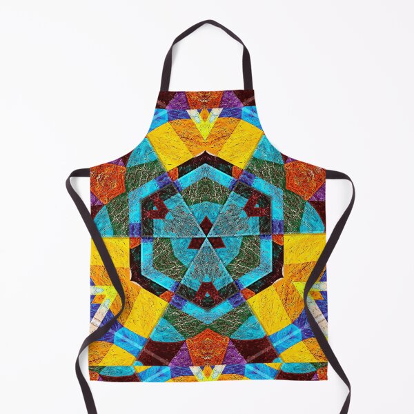 Item preview, POWERFUL LUMINOUS RADIAL COSMIC LABYRINTH PATCHWORK -  SPIRITUAL AWAKENING CUBIC GEOMETRIC ART PATTERN IN DEEP* designed and sold by Ralek.
