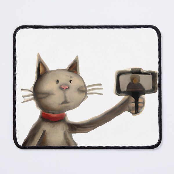 Item preview, Funny cat selfie addiction, Cat taking a selfie, funny cat portrait, cute cat photographer, cat taking a self portrait, cool cat selfie, for photographer designed and sold by Artsareus.
