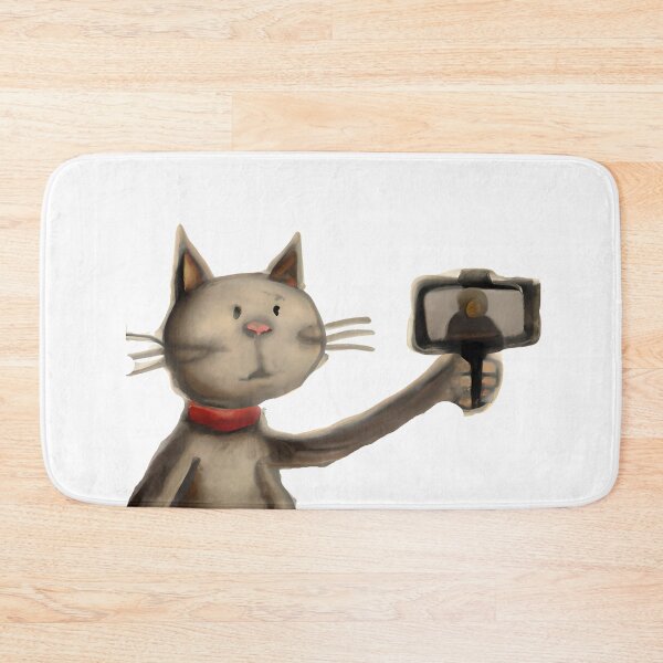 Item preview, Funny cat selfie addiction, Cat taking a selfie, funny cat portrait, cute cat photographer, cat taking a self portrait, cool cat selfie, for photographer designed and sold by Artsareus.