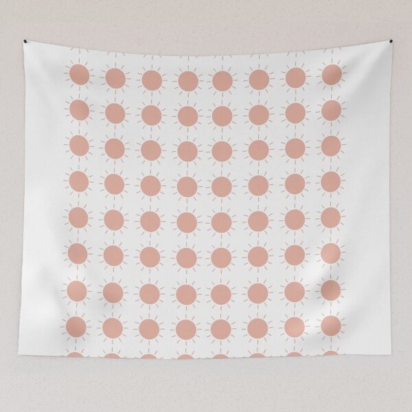 Item preview, Sun pattern - blush designed and sold by PrettywithColor.