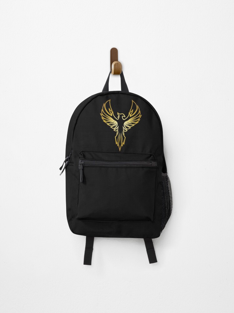 Thumbnail 1 of 3, Backpack, Golden Phoenix logo designed and sold by Rixxi.