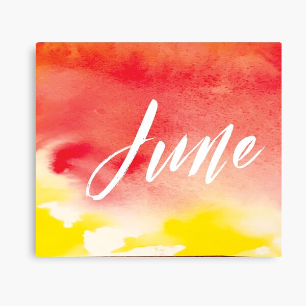 June Canvas Print
