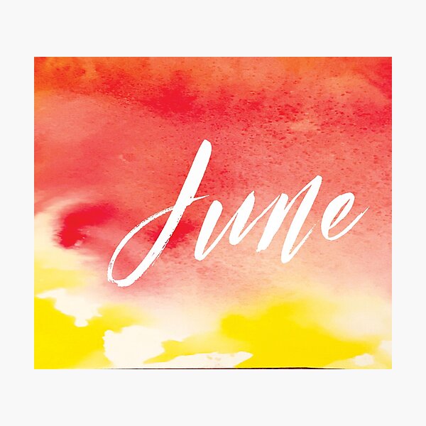 June Photographic Print