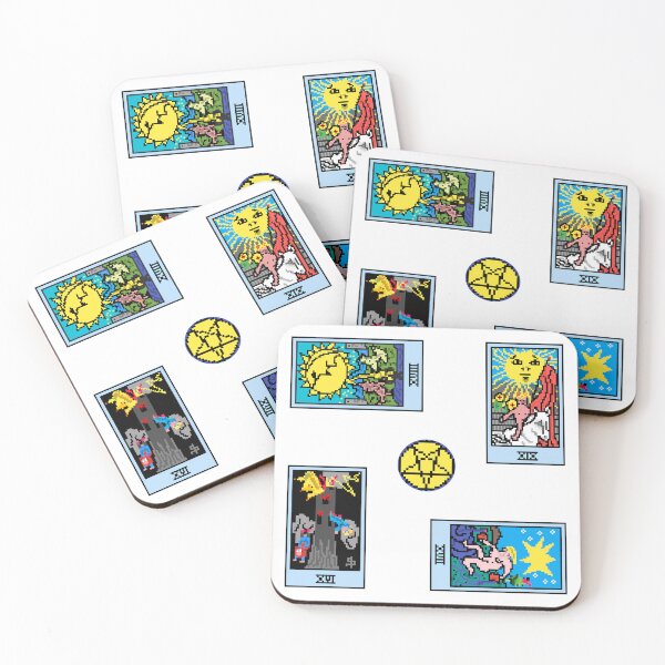 Item preview, Pixel Waite Tarot - 72nd Sticker Pack and Magnets designed and sold by Pixel Waite.