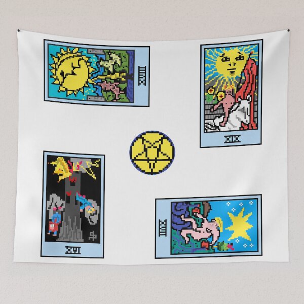 Item preview, Pixel Waite Tarot - 72nd Sticker Pack and Magnets designed and sold by Pixel Waite.