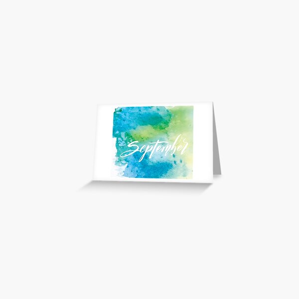 September Greeting Card