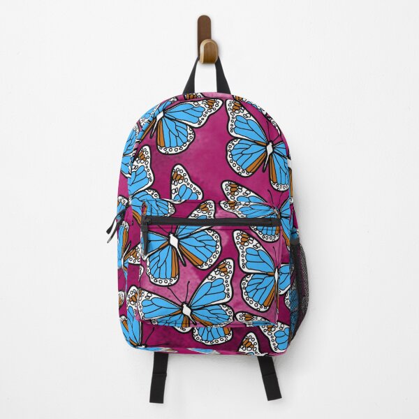Aperçu de l'œuvre Motif papillon monarque bleu créée et vendue par Season's  Store.