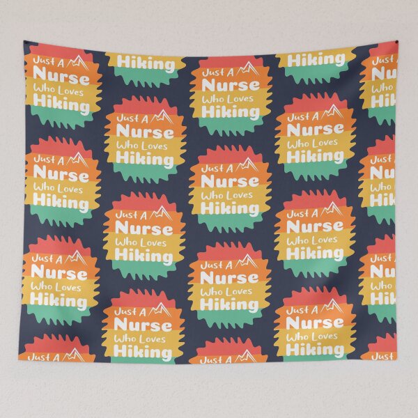 Item preview, Just A Nurse Who Loves Hiking designed and sold by THROUGH-LIFE.
