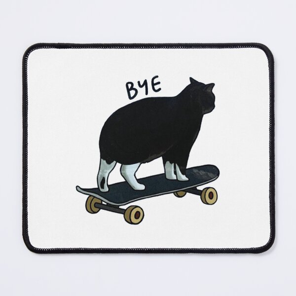 Item preview, skateboard cat meme designed and sold by cepackers.