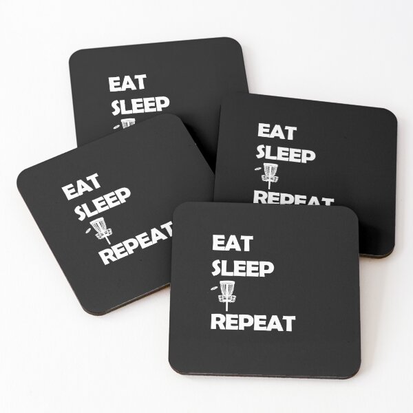 Item preview, Eat Sleep Disc Golf Repeat Funny Disc Sport Frisbee Saying designed and sold by theshirtinator.