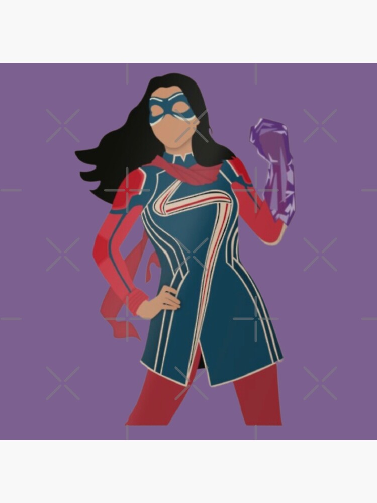 Ms Marvel Sticker for Sale by GlitchyShaan