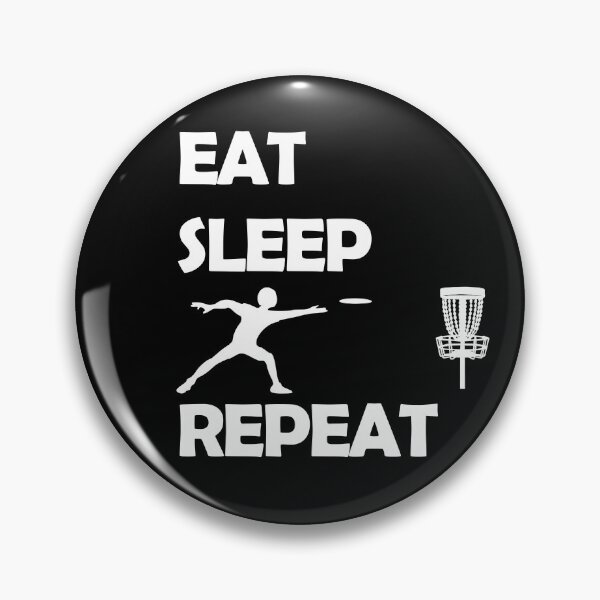 Item preview, Eat Sleep Disc Golf Repeat Funny Disc Sport Frisbee Saying designed and sold by theshirtinator.