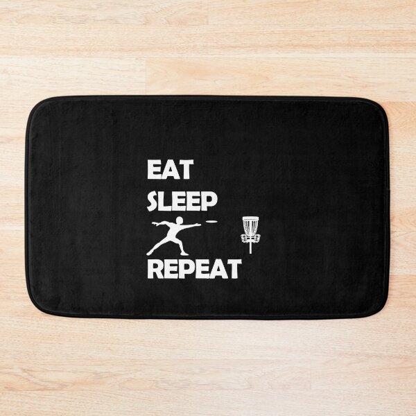 Item preview, Eat Sleep Disc Golf Repeat Funny Disc Sport Frisbee Saying designed and sold by theshirtinator.