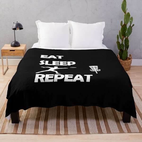 Item preview, Eat Sleep Disc Golf Repeat Funny Disc Sport Frisbee Saying designed and sold by theshirtinator.