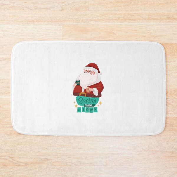 Item preview, santa is coming to town designed and sold by shivanigautam.
