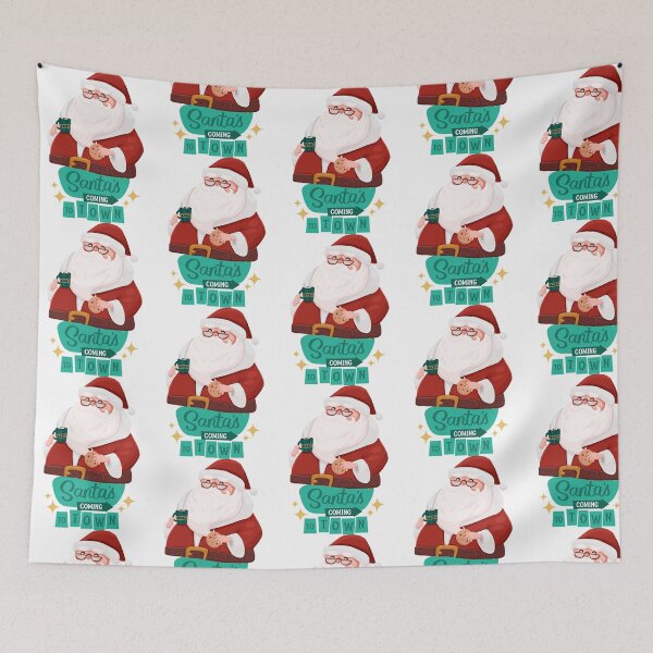 Item preview, santa is coming to town designed and sold by shivanigautam.