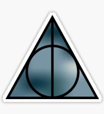 Deathly Hallows - Blue Sticker