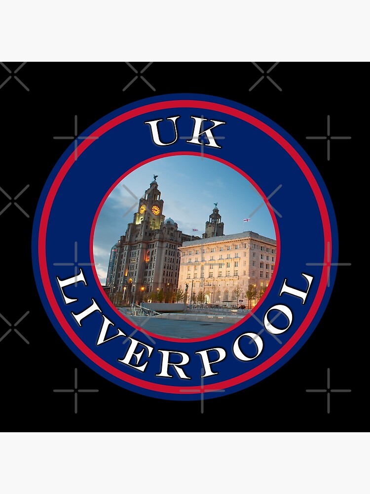 "United Kingdom Liverpool Clock Tower Passport Stamps Collection