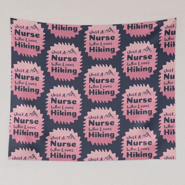 Item preview, Just A Nurse Who Loves Hiking designed and sold by THROUGH-LIFE.