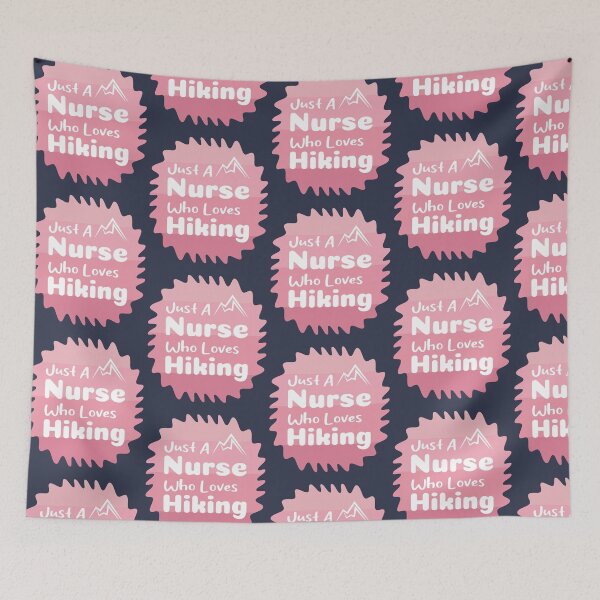 Item preview, Just A Nurse Who Loves Hiking designed and sold by THROUGH-LIFE.