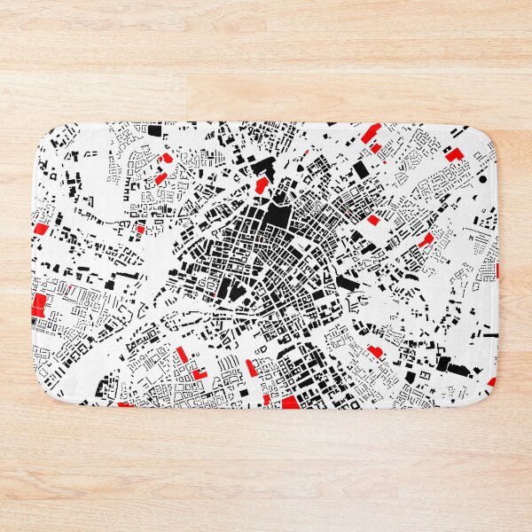 Item preview, Map of Manchester, UK with its schools in color designed and sold by jean-nicolas.