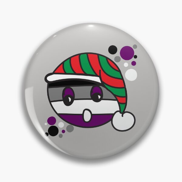 Item preview, Sleepy Santa Pride Heads - Asexual designed and sold by BiOurPride.