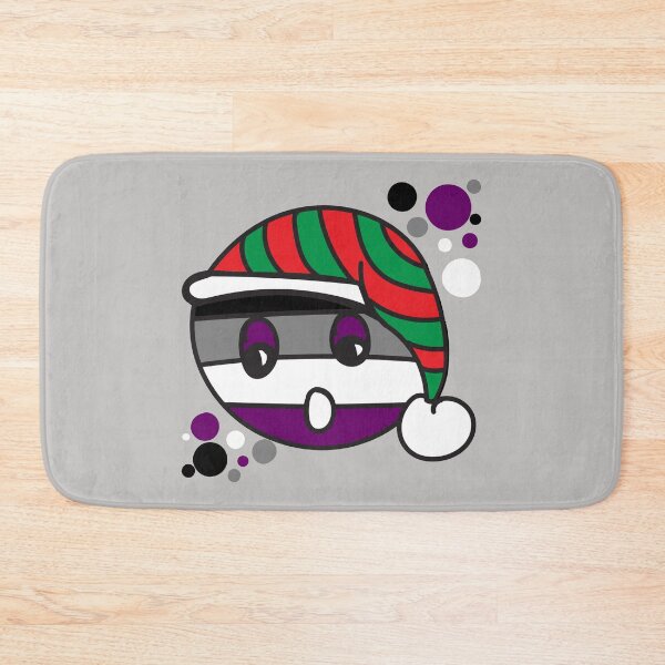 Item preview, Sleepy Santa Pride Heads - Asexual designed and sold by BiOurPride.