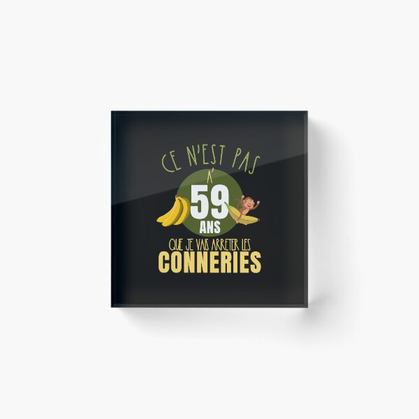 Item preview, Gift Humor Birthday Man 59 years Christmas designed and sold by RomualdGR.