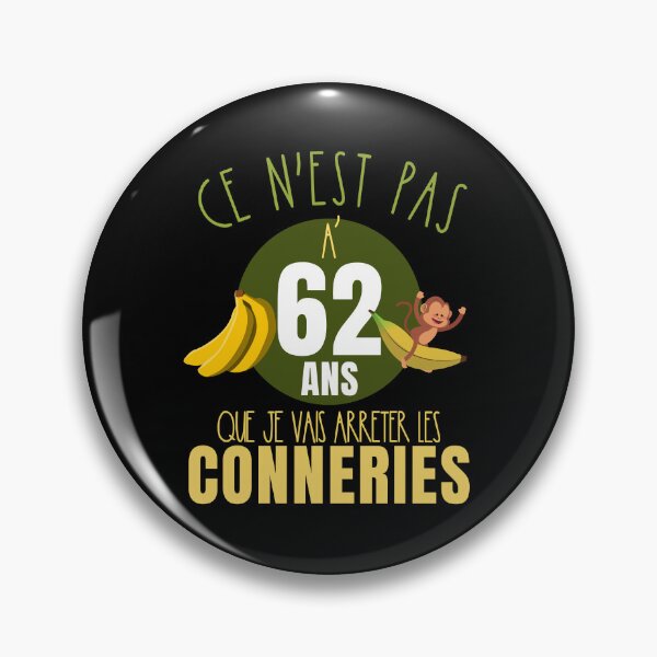 Item preview, Gift Humor Birthday Man 62 years Christmas designed and sold by RomualdGR.