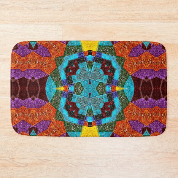 Item preview, POWERFUL LUMINOUS RADIAL COSMIC LABYRINTH PATCHWORK -  SPIRITUAL AWAKENING CUBIC GEOMETRIC ART PATTERN IN DEEP* designed and sold by Ralek.