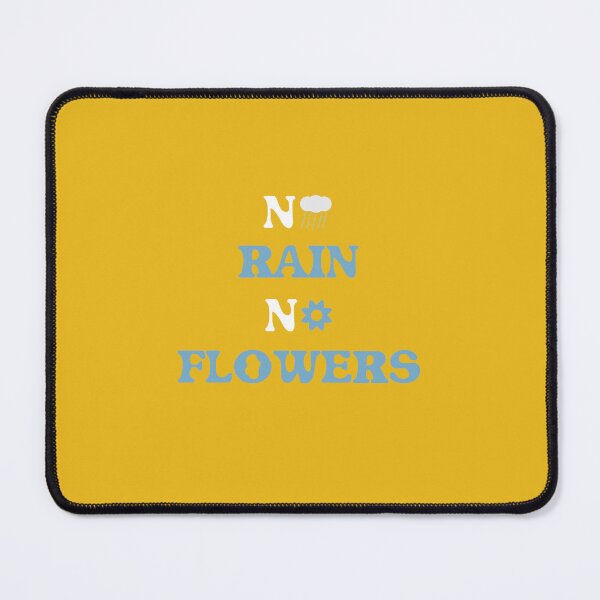 Item preview, No rain no flowers - yellow and blue. designed and sold by rawlex.