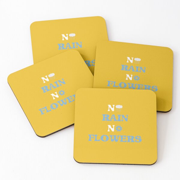 Item preview, No rain no flowers - yellow and blue. designed and sold by rawlex.