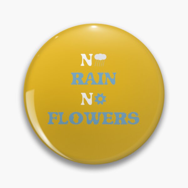 Item preview, No rain no flowers - yellow and blue. designed and sold by rawlex.