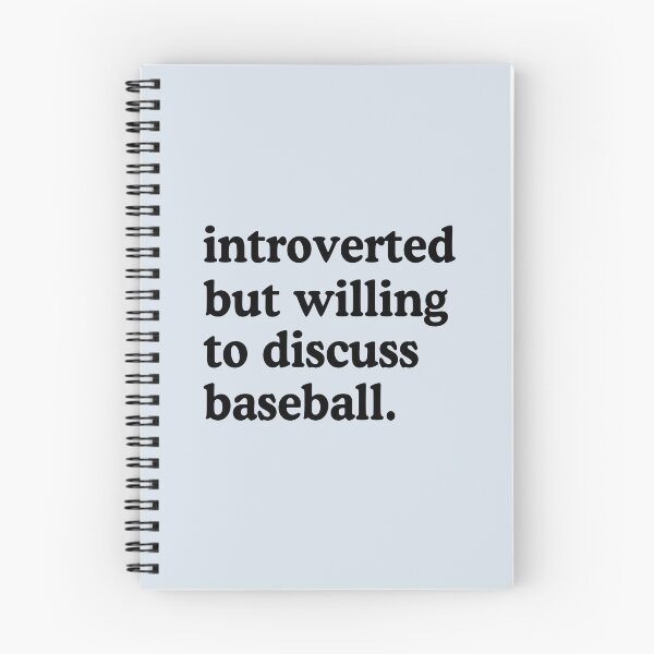 Item preview, Introverted But Willing To Discuss Baseball designed and sold by allysmar.
