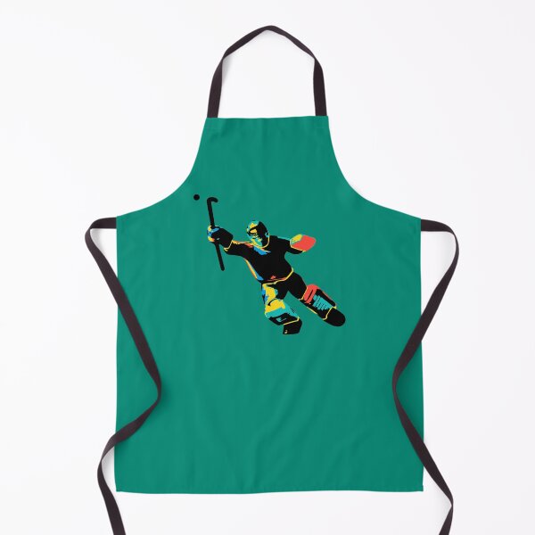 Item preview, Field hockey goalkeeper colorful designed and sold by hookfreaks.