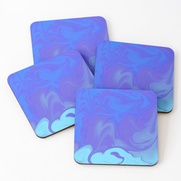 Item preview, Turquoise, Blue, Violet, Purple Liquid Art. Liquid Marble. Abstract Design. designed and sold by Jason123za.