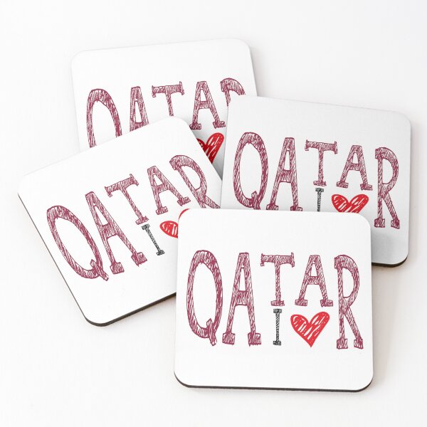 Item preview, I LOVE QATAR | Qatar heart flag light designed and sold by Mo5tar.