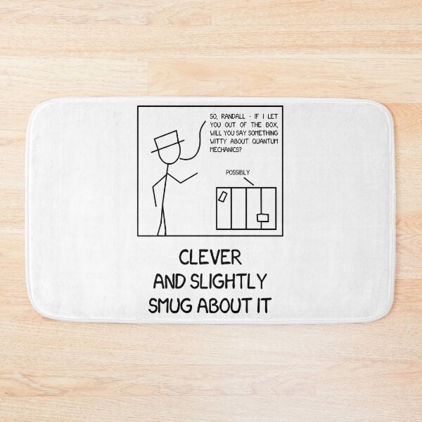 Item preview, Xkcd Clever and slightly smug about it designed and sold by LelaCoDesigz.