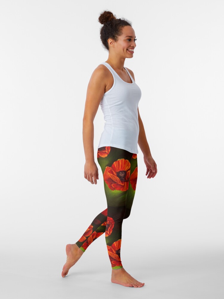 Alternate view of Poppies Leggings