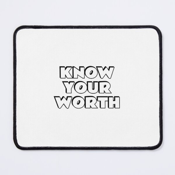 Item preview, Know your worth - self worth affirmations - love yourself designed and sold by Inspirationmotivation.