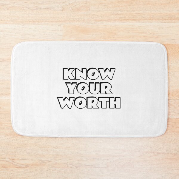 Item preview, Know your worth - self worth affirmations - love yourself designed and sold by Inspirationmotivation.