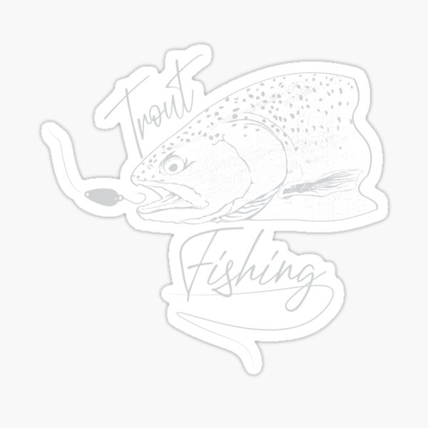 "Trout fishing fishing for steelhead trout" Sticker for Sale by