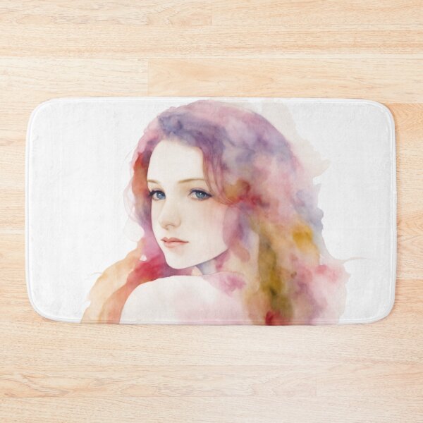 Item preview, Portrait Model in Watercolor 4 designed and sold by LeCorgo.
